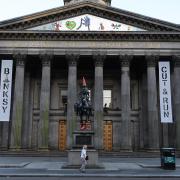 World Exclusive — Banksy launches show in Glasgow; launch event LIVE