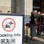 'It's monumental': Banksy fans queue for hours as exhibition opens to public
