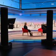 Automated cameras at work on a previous  Sunday with Laura Kuenssberg (BBC1)