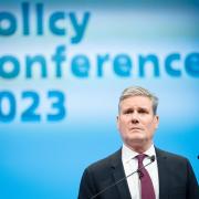 Keir Starmer at the Unite policy conference