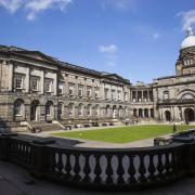 A general view of the University of Edinburgh Old College, Edinburgh..