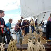 Student promotes sailing for young people in Shetland through Tall Ships Race