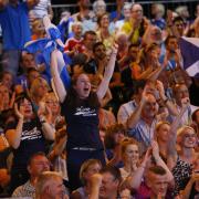 Scottish fans at the Commonwealth Games