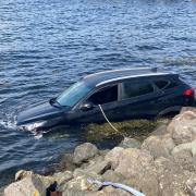 Three people rescued from the water after car plunges into River Clyde