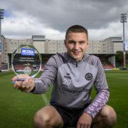Zander MacKenzie was voted as Partick Thistle's player of the month for July