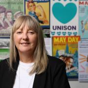 Lilian Macer, the new Scottish Secretary of Unison. Photo Colin Mearns/The Herald.