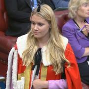 Charlotte Owen, 30, a former Boris Johnson adviser, pictured in the House of Lords last month - she is now Baroness Owen of Alderley Edge. Is this the final straw?