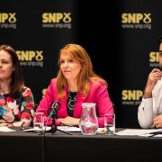 SNP leadership contenders Kate Forbes, Ash Regan and Humza Yousaf
