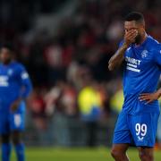 Rangers forward Danilo can't hide his disappointment after defeat to PSV Eindhoven in the Netherlands on Wednesday night