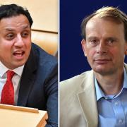 Anas Sarwar, Scottish Labour leader, and broadcaster Andrew Marr
