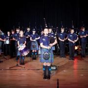 East Ayrshire pipe band