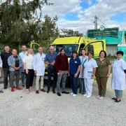 Ukrainian ambulance delivery including caramel wafer supplies