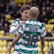 Goalscorers Matt O'Riley and Daizen Maeda were outstanding as Celtic coasted to victory over Livingston despite being reduced to 10 men.