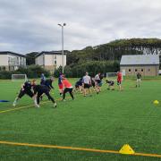 SFA coaching session in Kirkwall