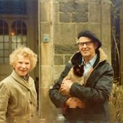 Margaret Fay Shaw and John Lorne Campbell at Canna House