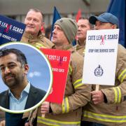 Humza Yousaf has defended his government's record on fire service funding