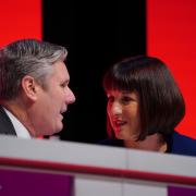 Keir Starmer with shadow chanlcellor Rachel Reeves: have they over-committed on plans for worker's rights?