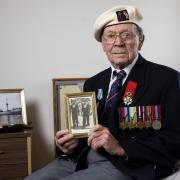 Albert Lamond, 98, who is cared for by Erskine Veterans Charity at their Veterans Village in Bishopton