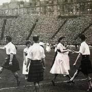 Dancing at Hampden Park in 1960 Picture: Scottish Country Dancing Society, which is celebrating its centenary year