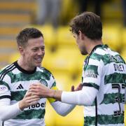 Celtic midfielders Callum McGregor and Matt O'Riley