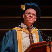 Abertay University honours award-winning author and rapper Darren McGarvey at winter graduation ceremony