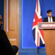 Home Secretary James Cleverly and Prime Minister Rishi Sunak