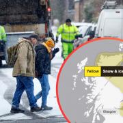 The Met Office has released a weather warning for ice and snow in Scotland