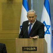 Israeli Prime Minister Benjamin Netanyahu speaks  in Jerusalem, Israel.