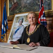 The Lord-Lieutenant of Glasgow and Lord Provost Cllr Jacqueline McLaren in the City Chambers