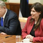 Tzipi Hotovely with Israeli Prime Minister Benjamin Netanyahu