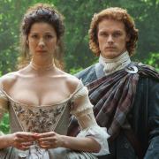 Claire and Jamie Fraser played by Caitriona Balfe and Sam Heughan in Outlander