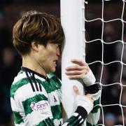 Celtic striker Kyogo Furuhashi is struggling in front of goal lately.