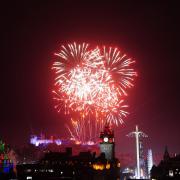Edinburgh fireworks marked 2024 celebrations. Photo PA.