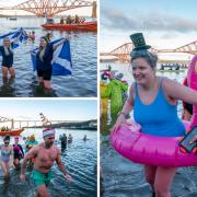 The Loony Dook 2024 in South Queensferry