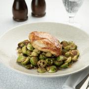 Gary Townsend: Hot honey chicken breast and fried sprouts