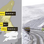 The Met Office has issued more yellow snow and ice warnings for parts of Scotland from Monday to Thursday.
