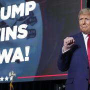 Donald Trump was triumphant in Iowa