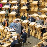 The Scottish Parliament chamber