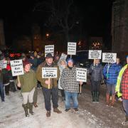 Cairngorms Crofters and Farmers Group protest, Monday January 15