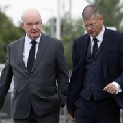 SPFL chairman Murdoch MacLennan, left, with chief executive Neil Doncaster