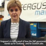 Nicola Sturgeon headed an SNP video in 2016 championing Ferguson Marine and how it is "living proof how the SNP government stands up for Scotland and for Scottish jobs.