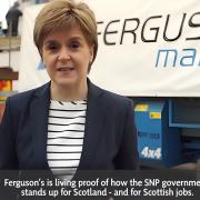 Nicola Sturgeon headed an SNP video in 2016 championing Ferguson Marine and how it is 