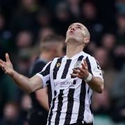 Alex Gogic came closest to scoring for St Mirren in the defeat to Celtic.