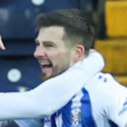 Matty Kennedy scored against former club Aberdeen in Kilmarnock's win at Rugby Park