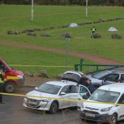 The burned remains were found in a North Lanarkshire park