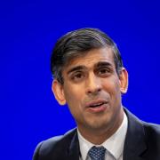 Rishi Sunak at the Scottish Tory conference in Aberdeen