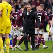 Celtic manager Brendan Rodgers after his side's 2-0 defeat to Hearts at Tynecastle