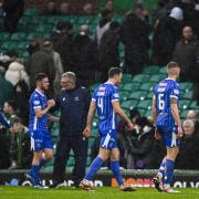 St Johnstone players head off against Celtic