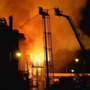 The Glasgow School of Art is set ablaze