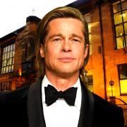 Actor Brad Pitt visited Glasgow School of Art's iconic Mack building in 1993